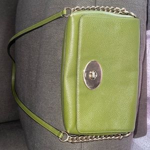Olive green Coach cross body
